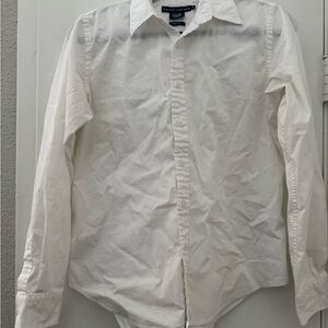 Ralph Lauren Classic White Button Down Shirt